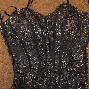 Navy Blue Prom Dress